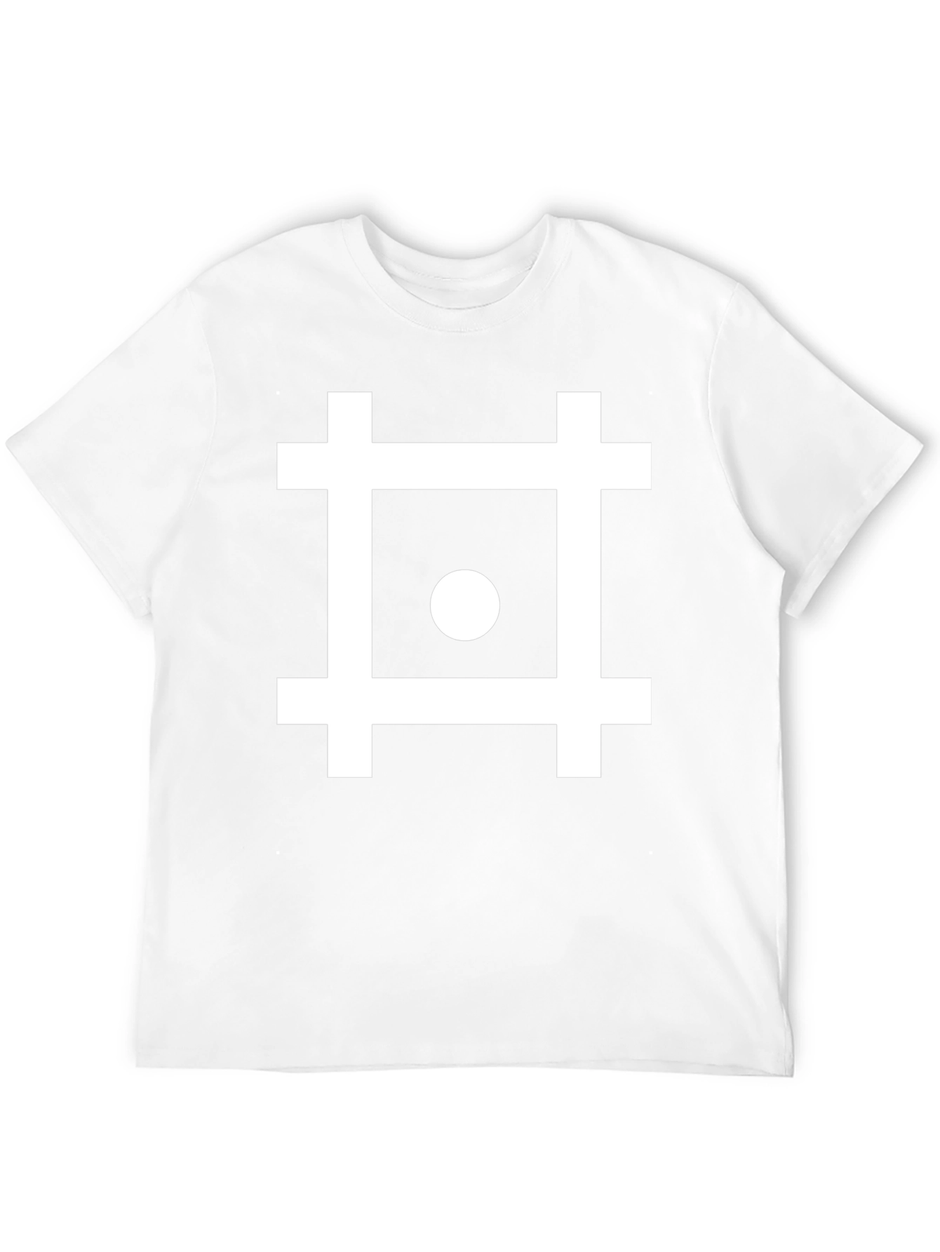 Geometric Symbol Black T-Shirt