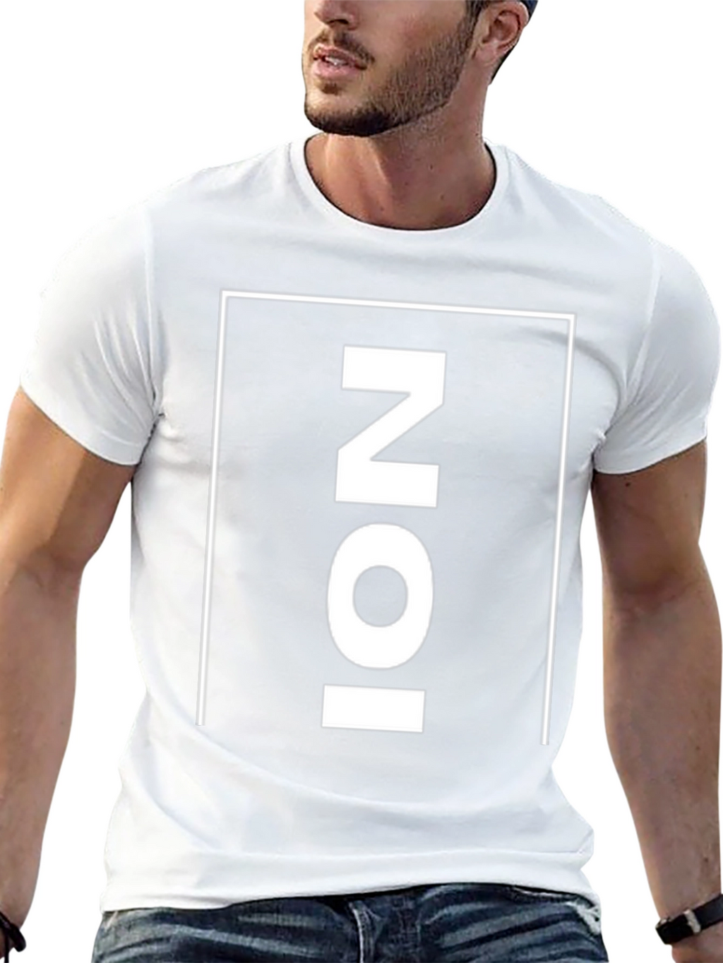Mens Black Graphic T-Shirt - NOI Print