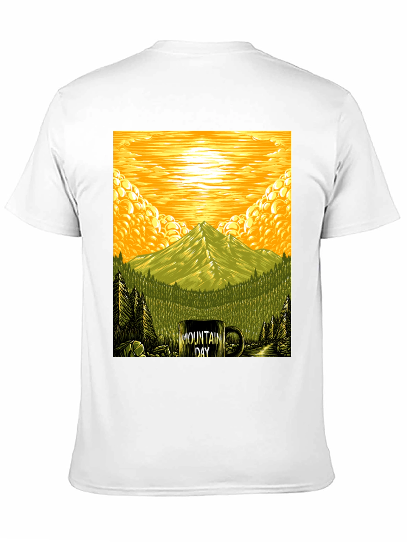 Mountain Day Graphic Tee - Nature Lover T-Shirt
