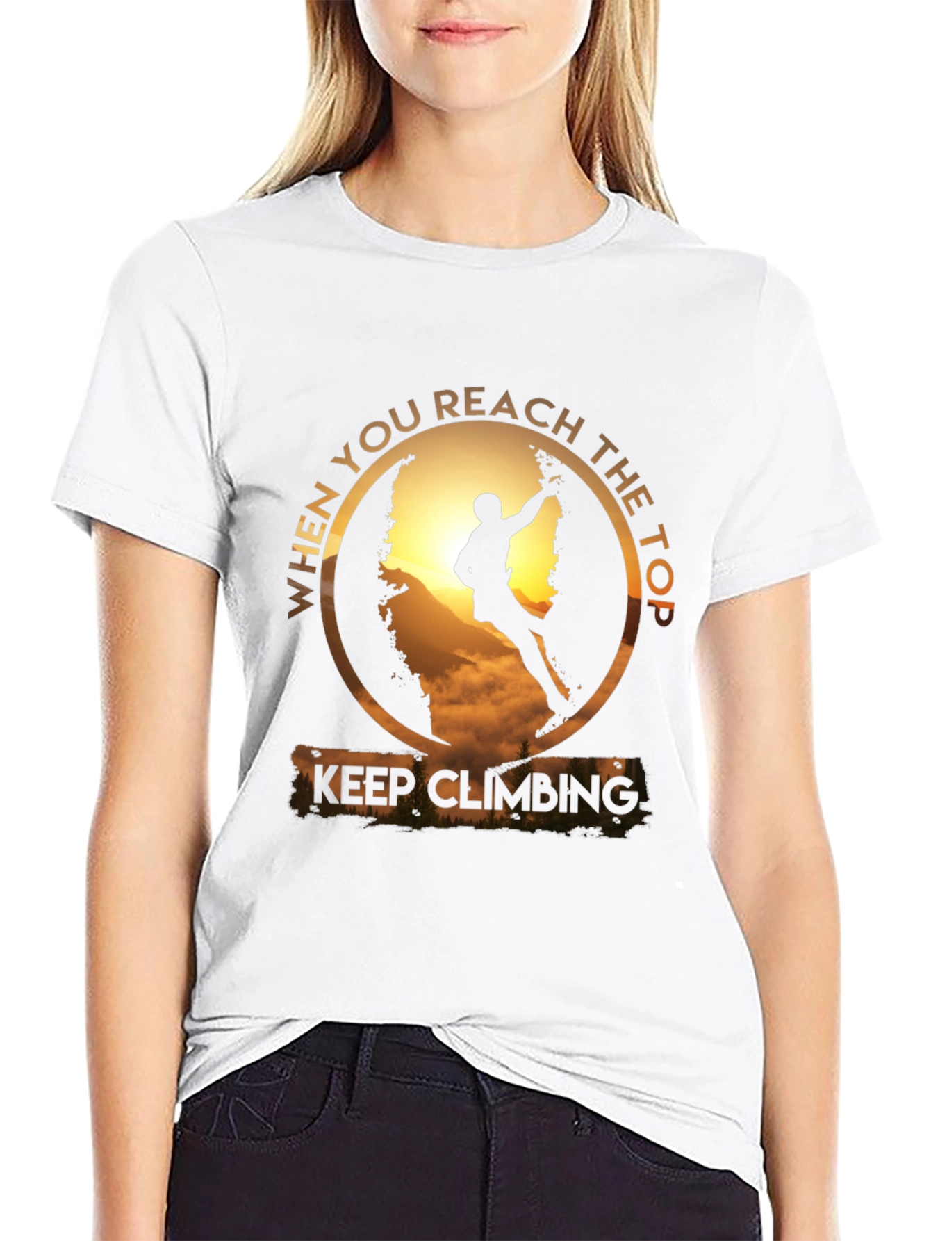 Keep Climbing T-Shirt: Reach the Top