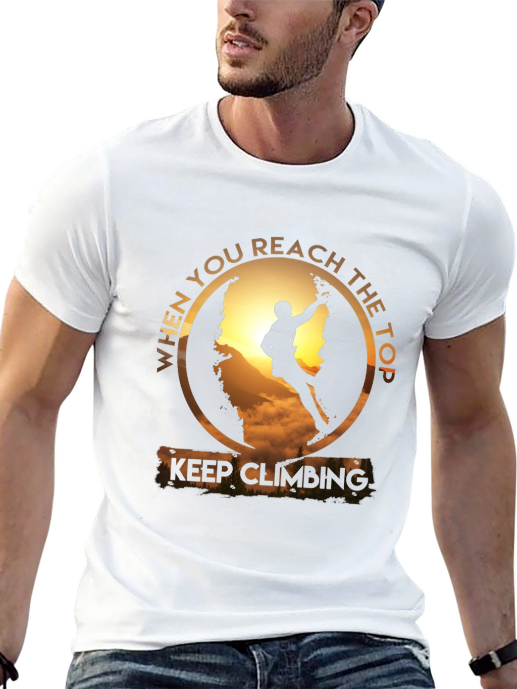 Keep Climbing T-Shirt: Reach the Top