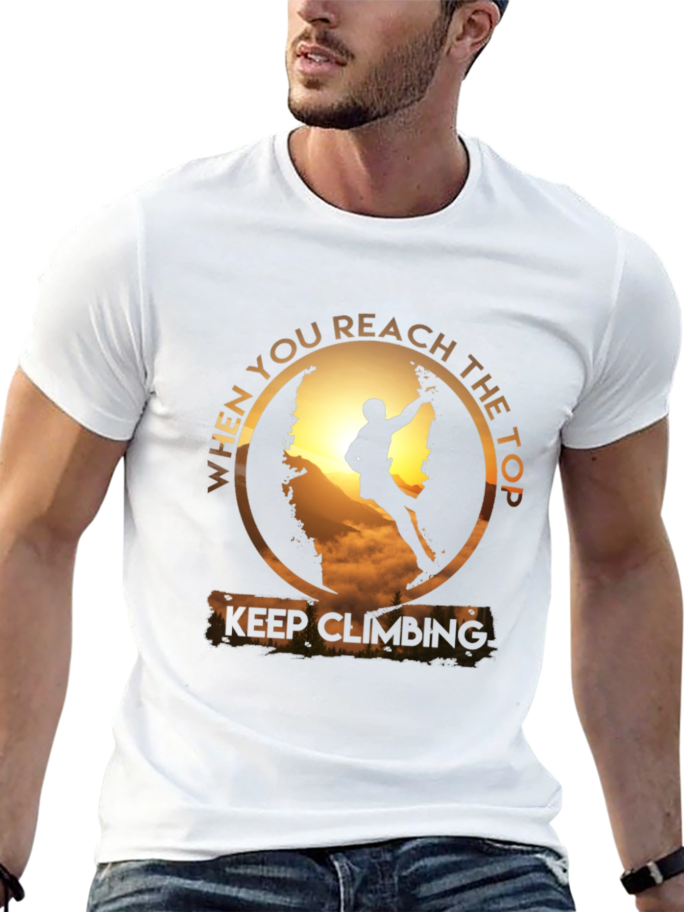 Keep Climbing T-Shirt: Reach the Top