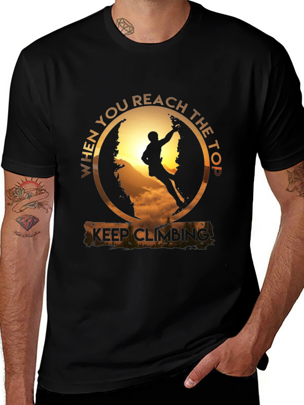 Keep Climbing T-Shirt: Reach the Top