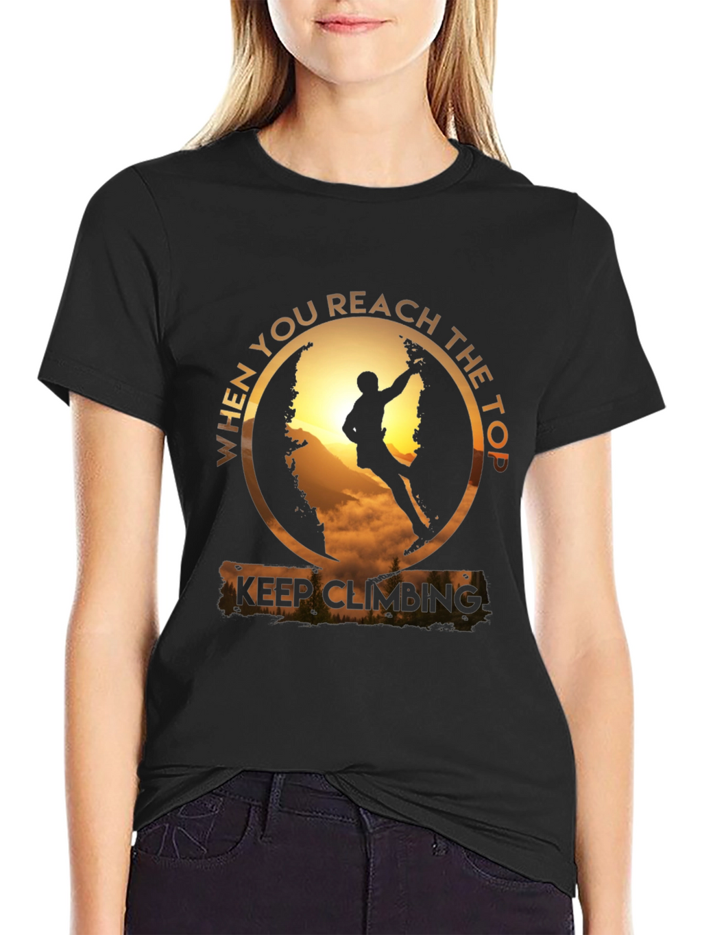 Keep Climbing T-Shirt: Reach the Top