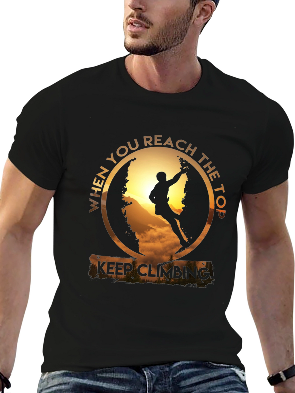 Keep Climbing T-Shirt: Reach the Top