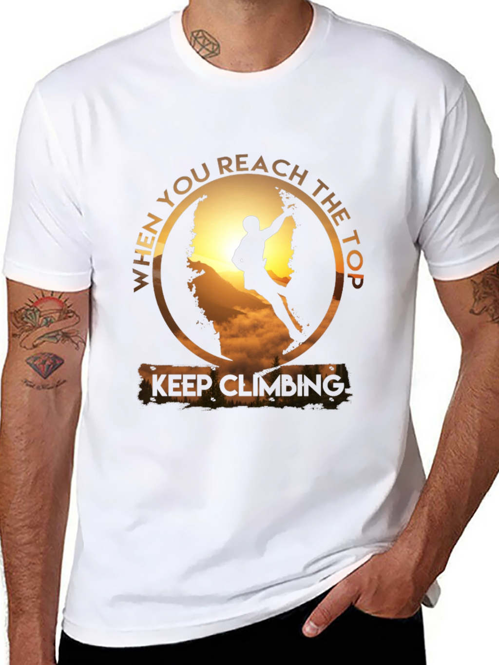 Keep Climbing T-Shirt: Reach the Top