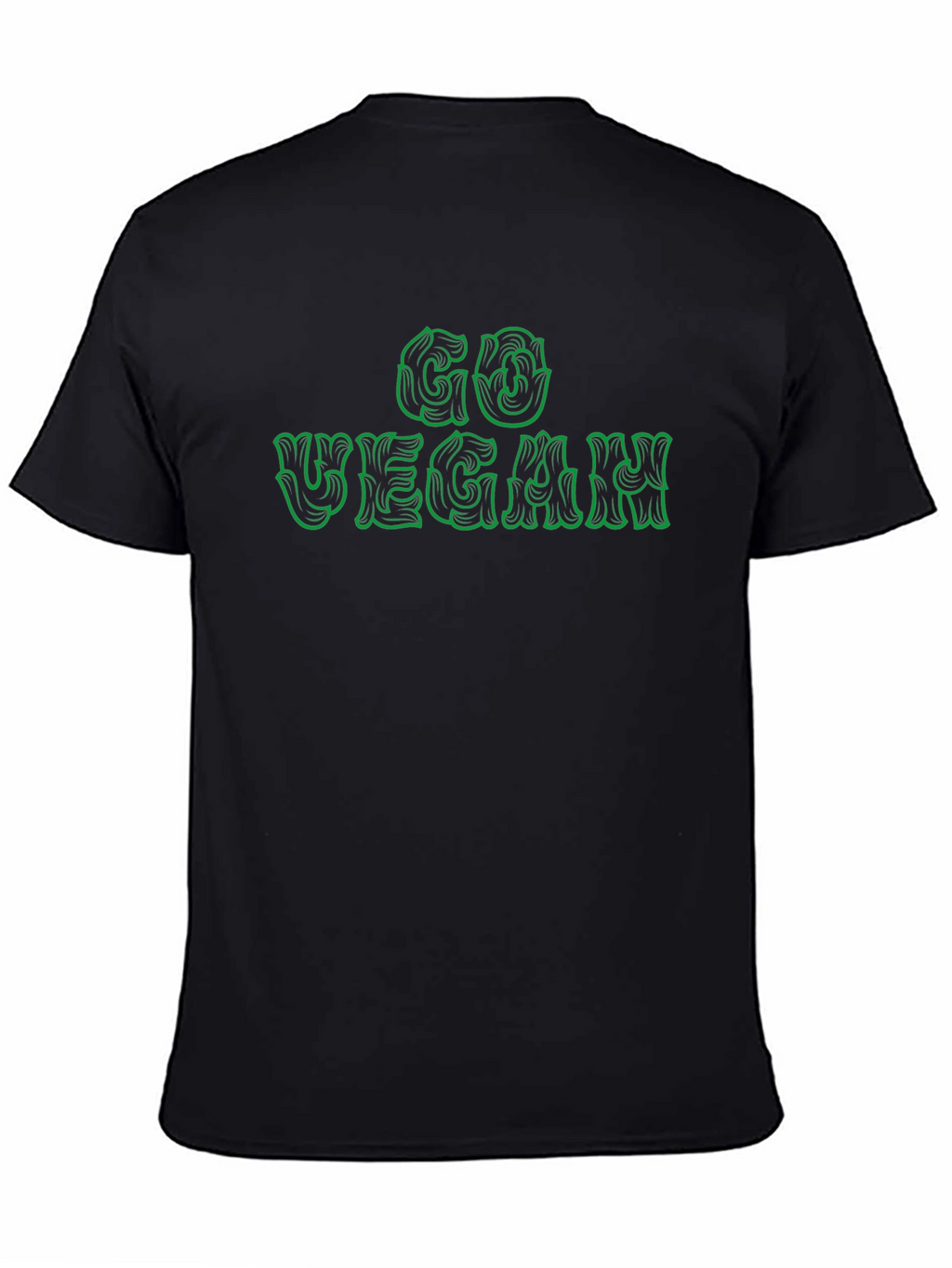 Go Vegan Black T-Shirt