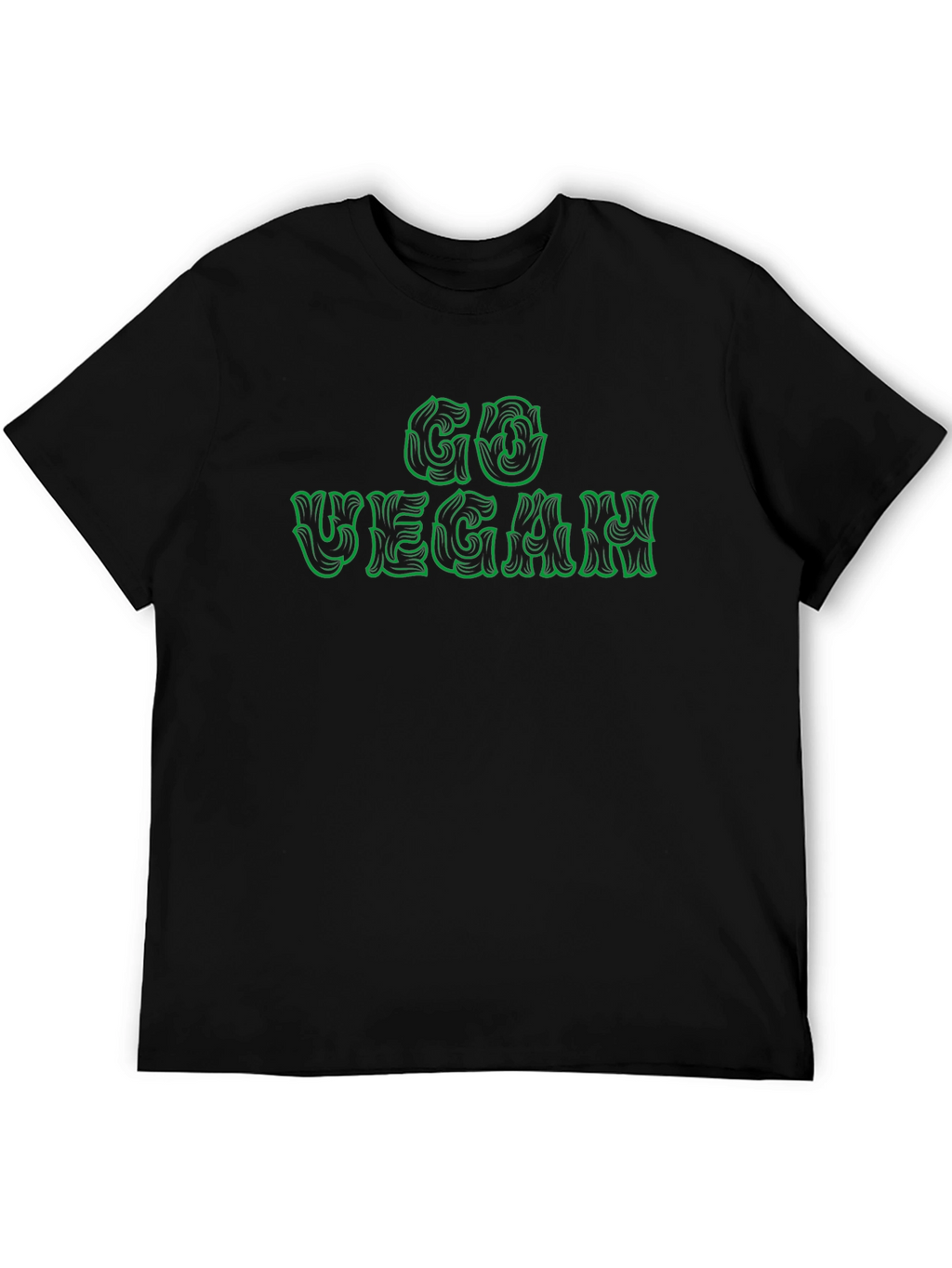 Go Vegan Black T-Shirt