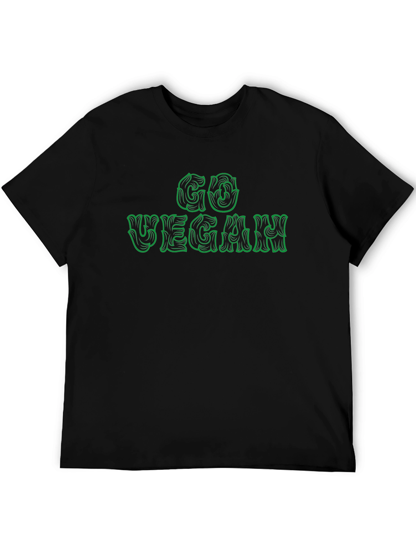 Go Vegan Black T-Shirt