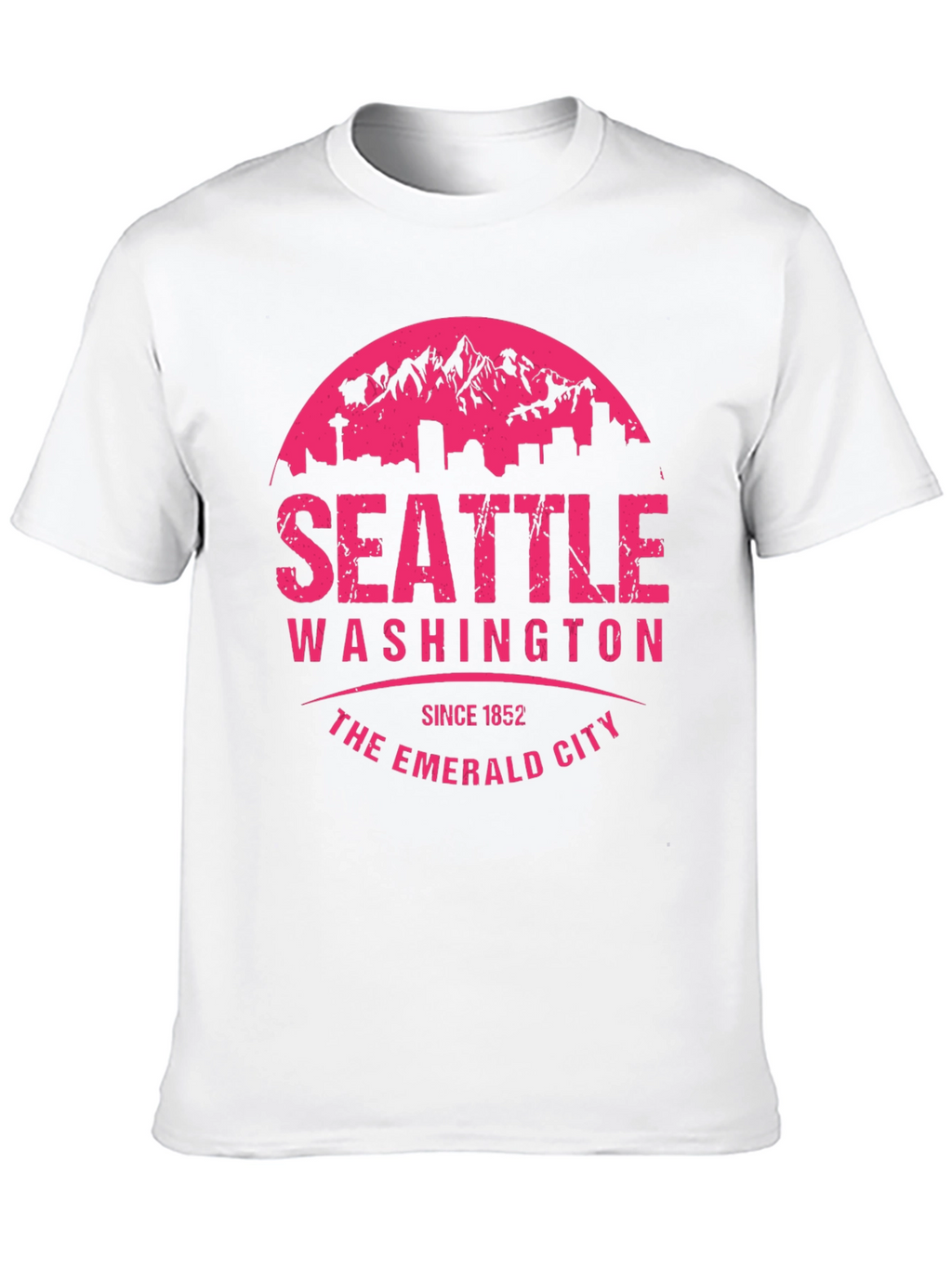 Seattle Washington Emerald City Graphic T-Shirt