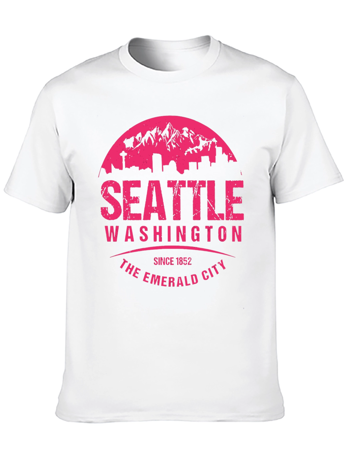 Seattle Washington Emerald City Graphic T-Shirt