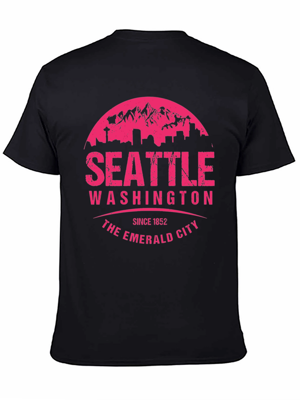 Seattle Washington Emerald City Graphic T-Shirt