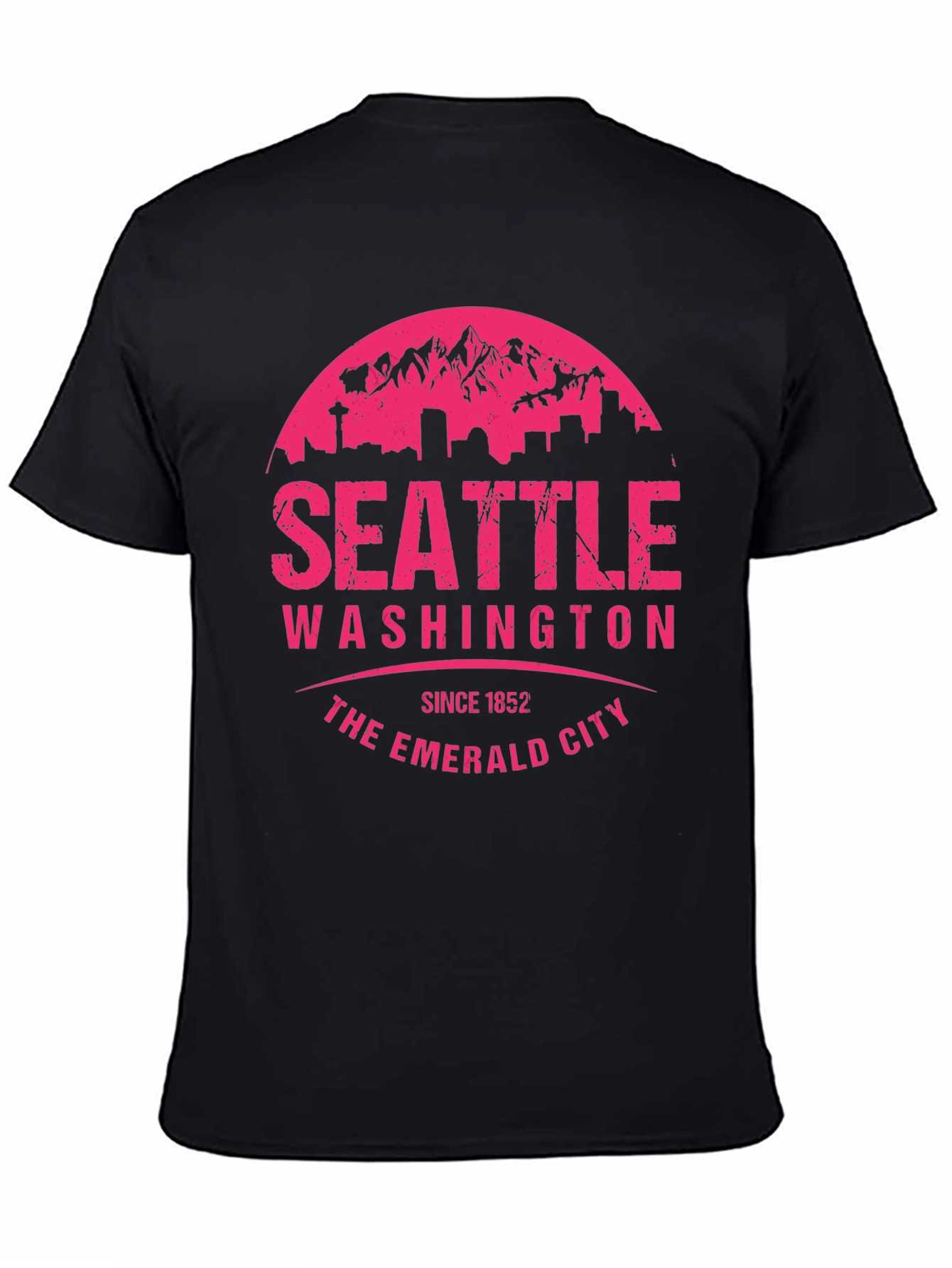 Seattle Washington Emerald City Graphic T-Shirt