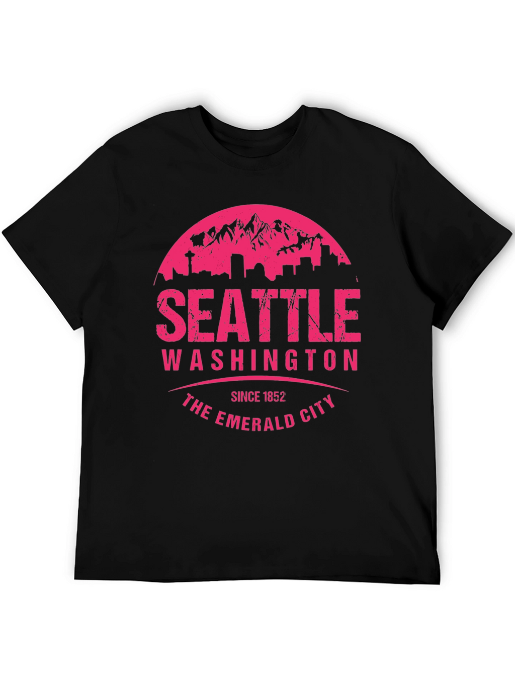 Seattle Washington Emerald City Graphic T-Shirt