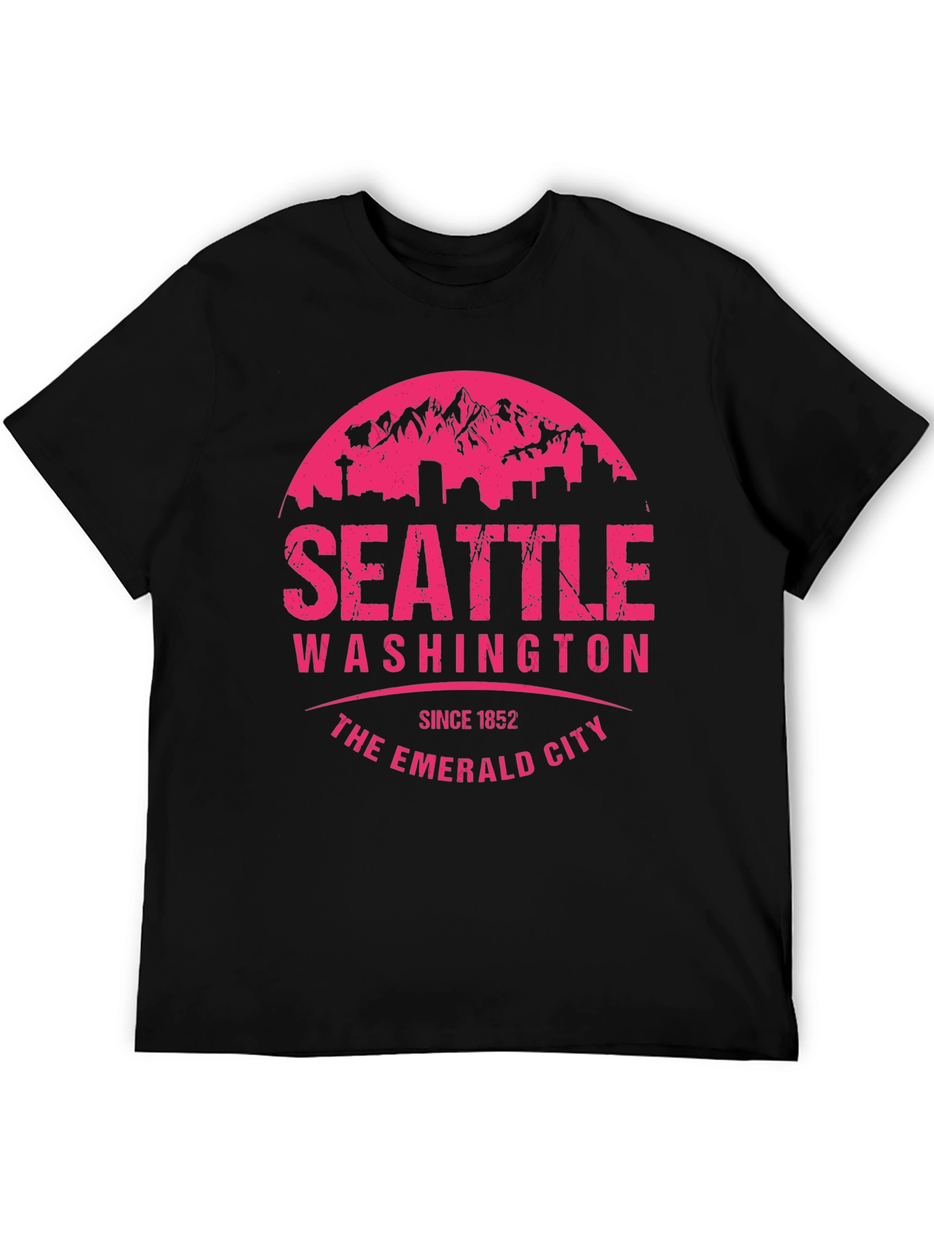 Seattle Washington Emerald City Graphic T-Shirt