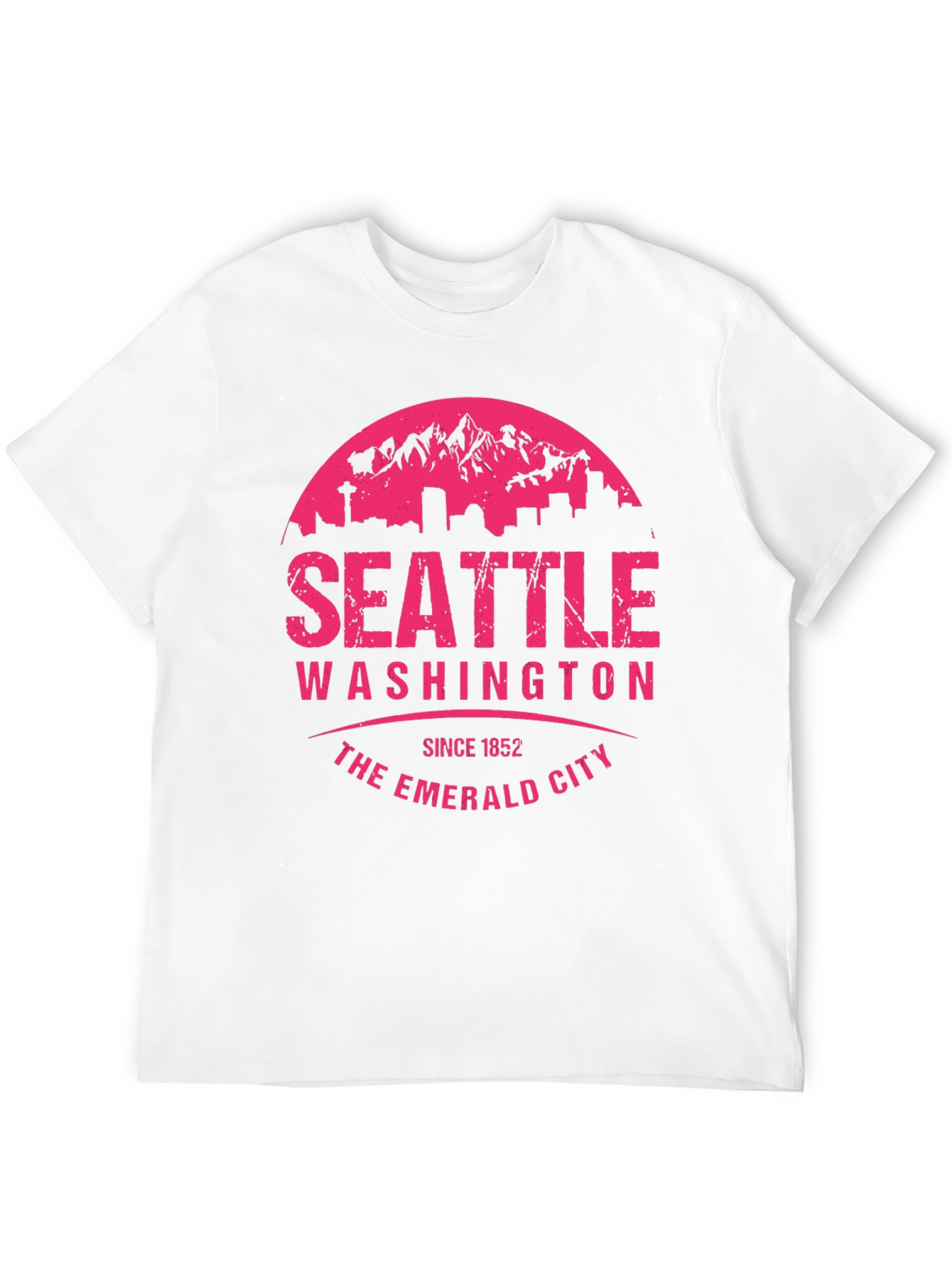Seattle Washington Emerald City Graphic T-Shirt