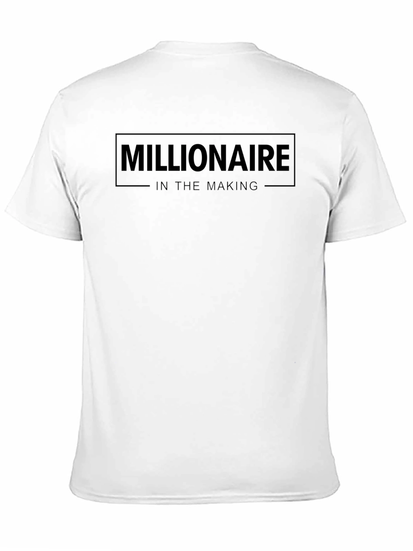 Millionaire In The Making Black Graphic T-Shirt