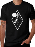 Mountain Biker Graphic Tee - Black