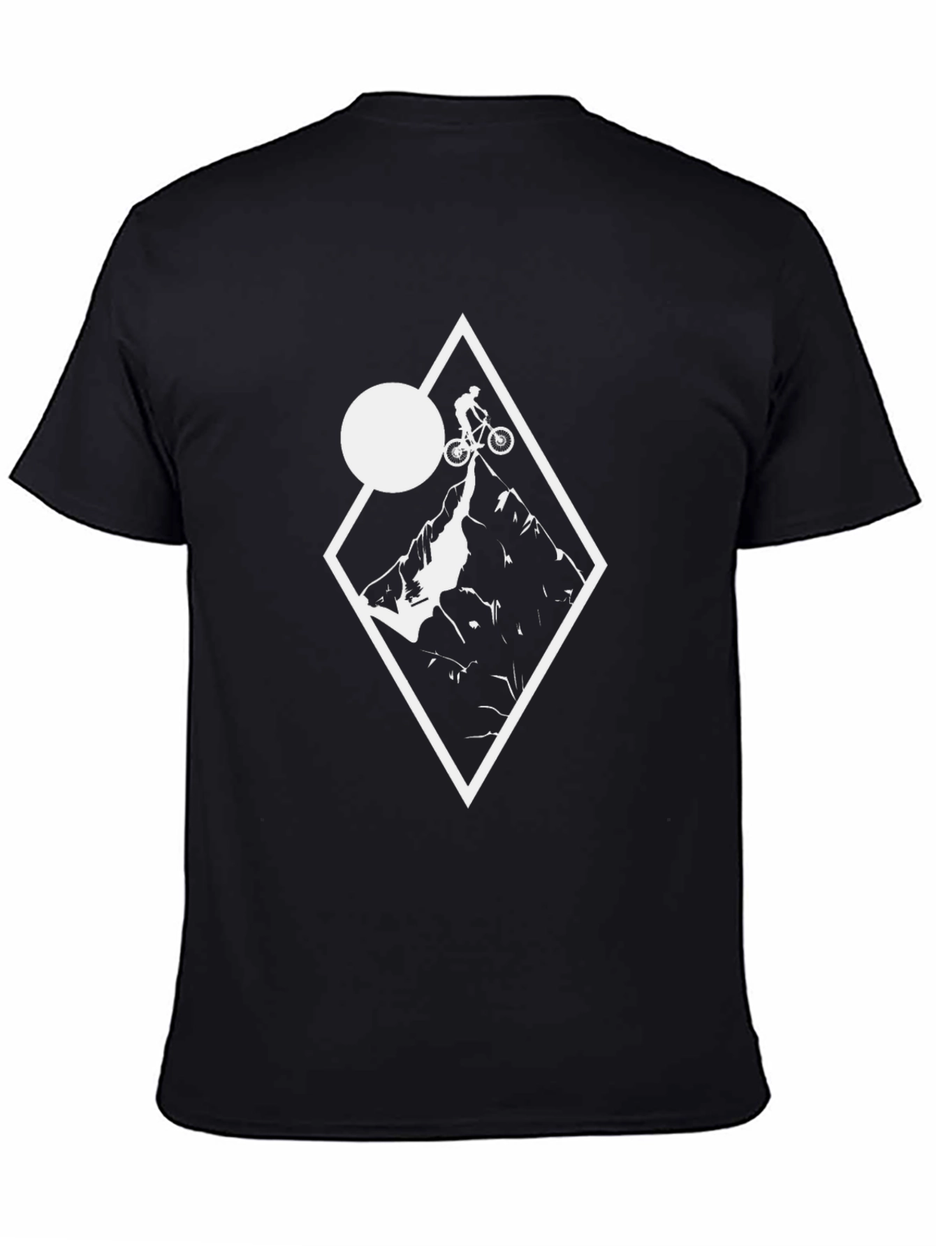 Mountain Biker Graphic Tee - Black