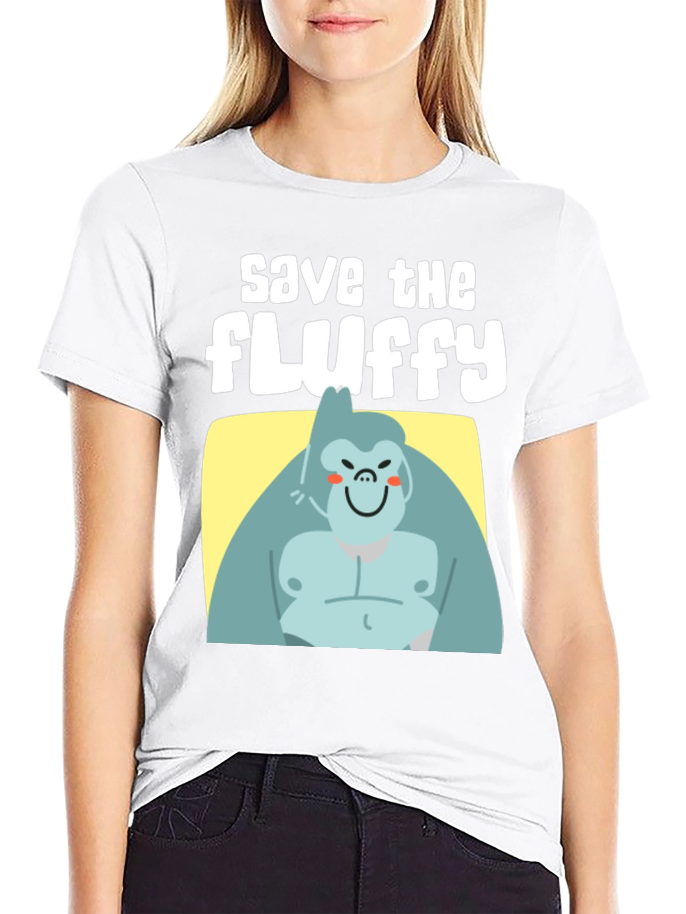 Save the Fluffy Graphic Tee