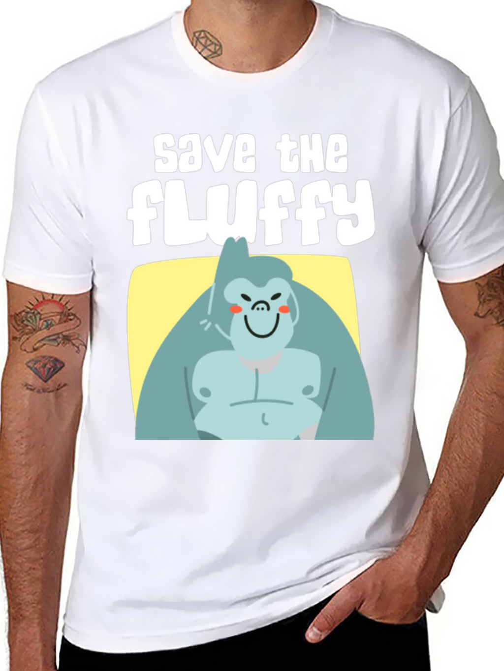 Save the Fluffy Graphic Tee