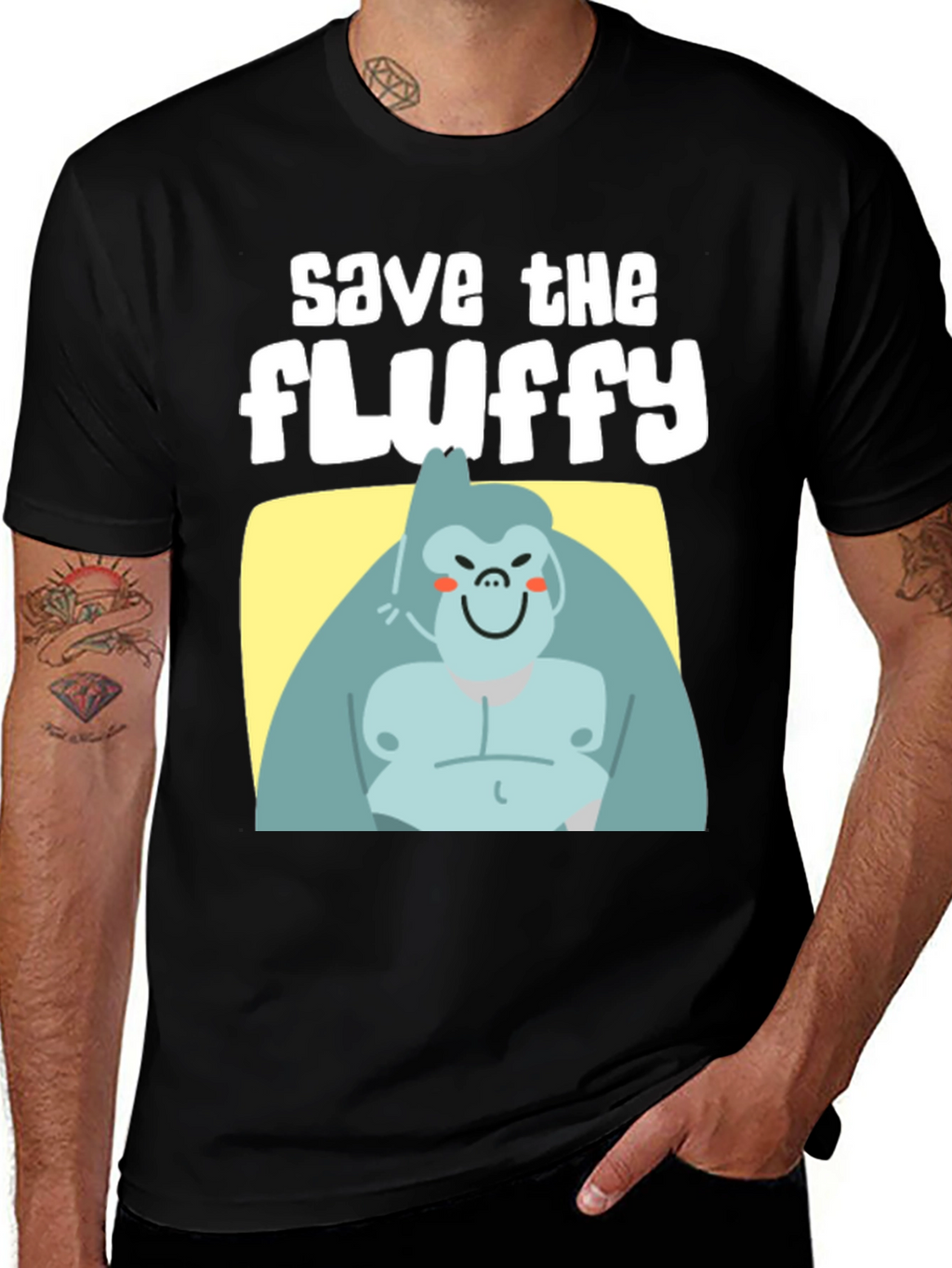 Save the Fluffy Graphic Tee