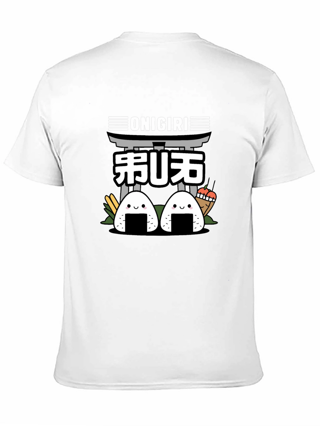 Onigiri Kawaii T-Shirt -  Japanese Food Anime Tee