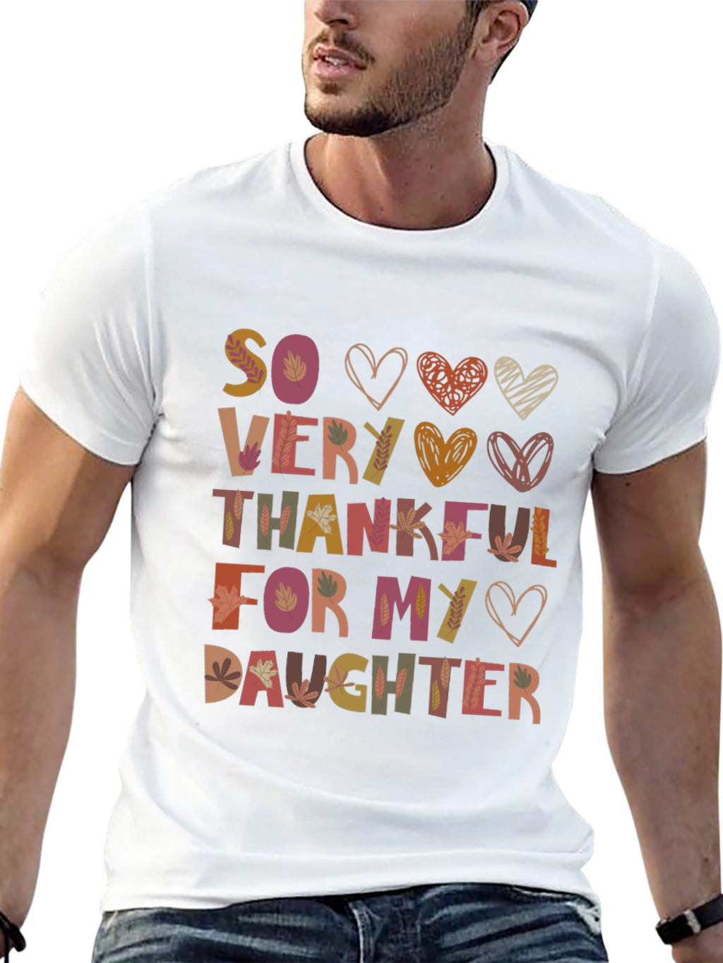 So Very Thankful For My Daughter Graphic T-Shirt