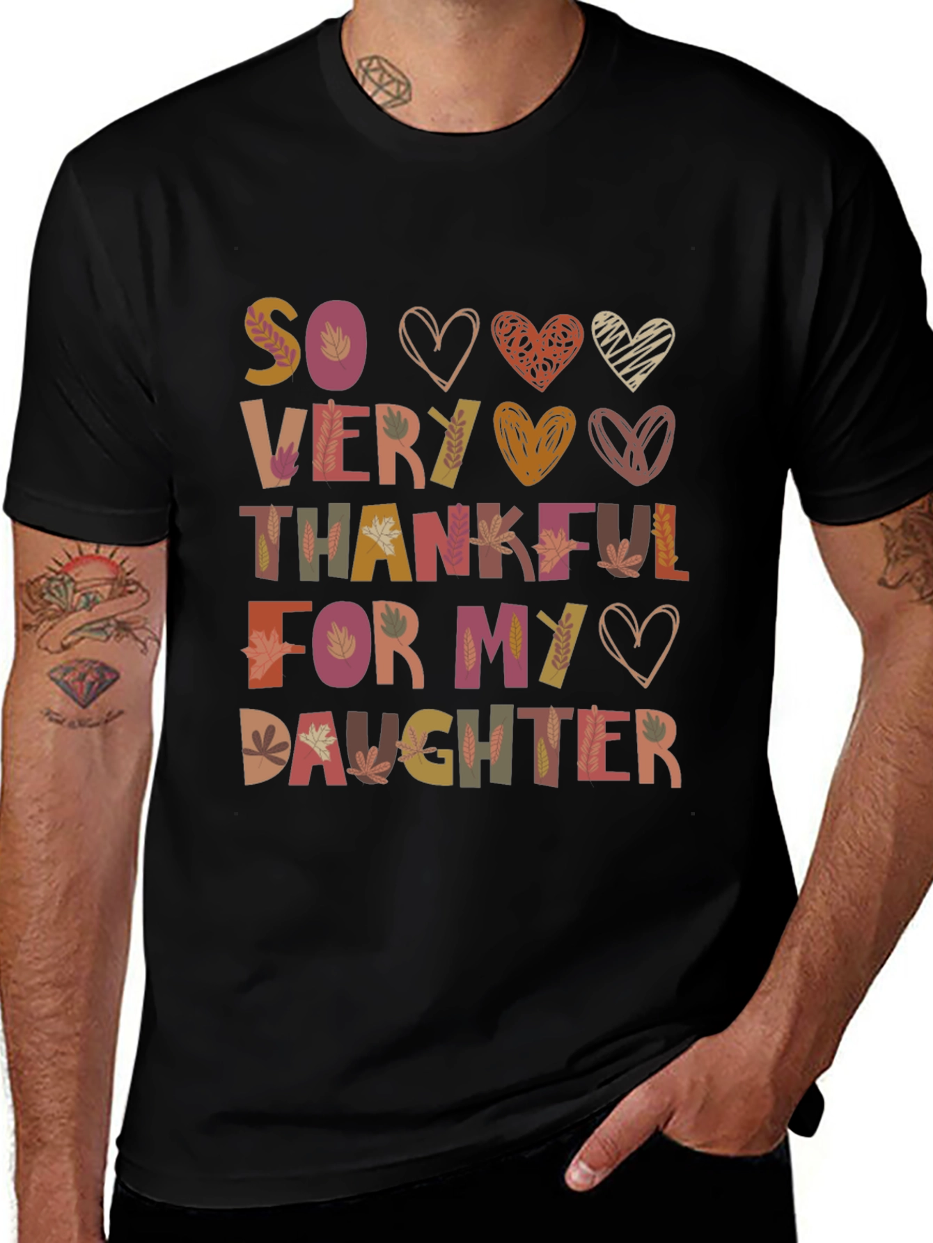 So Very Thankful For My Daughter Graphic T-Shirt