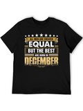 Men Born in December Graphic Tee