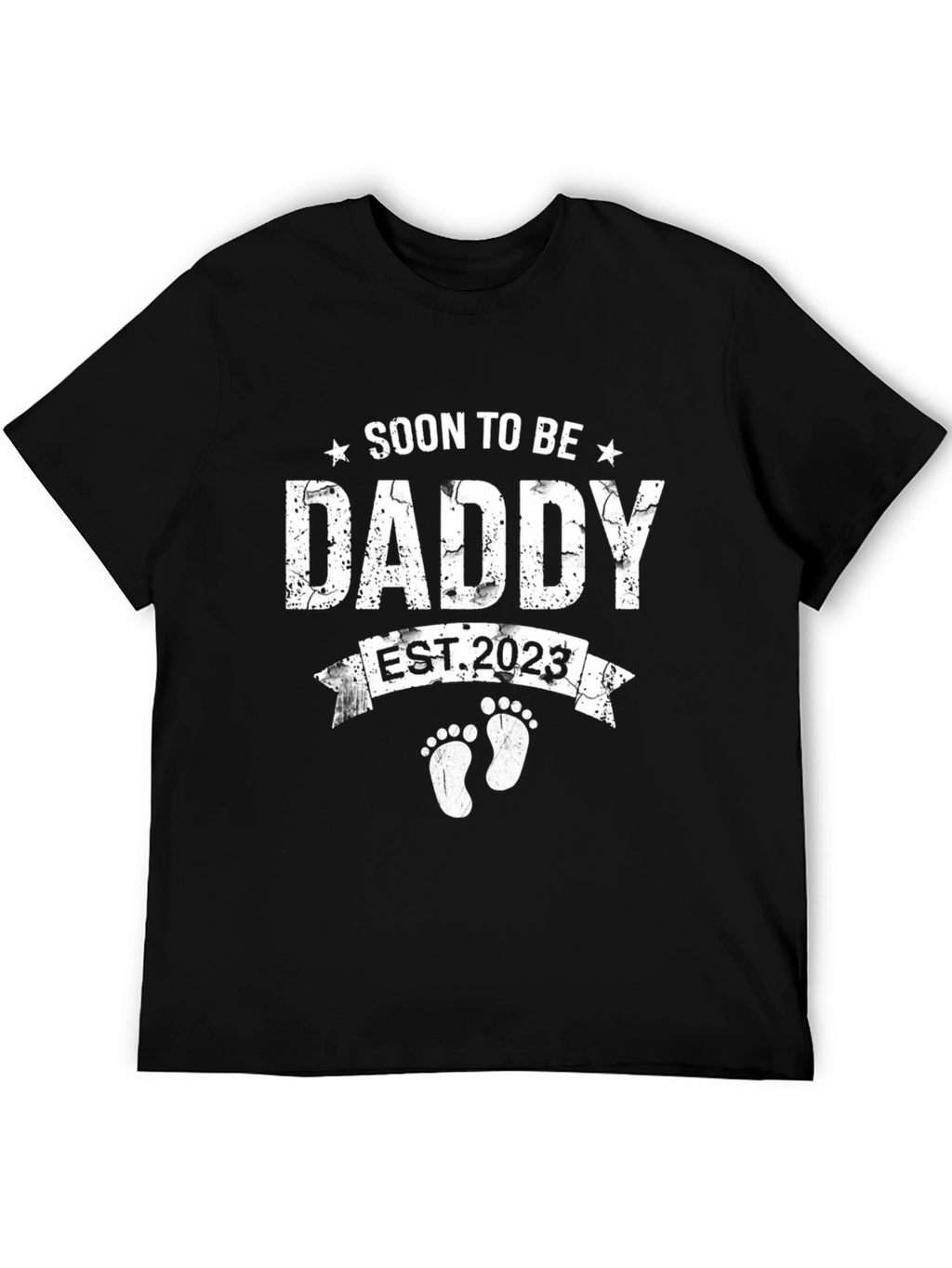 Soon To Be Daddy EST. 2023 Black T-Shirt