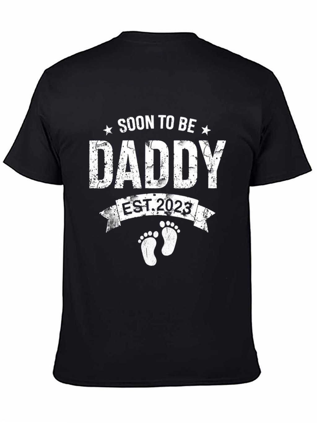Soon To Be Daddy EST. 2023 Black T-Shirt