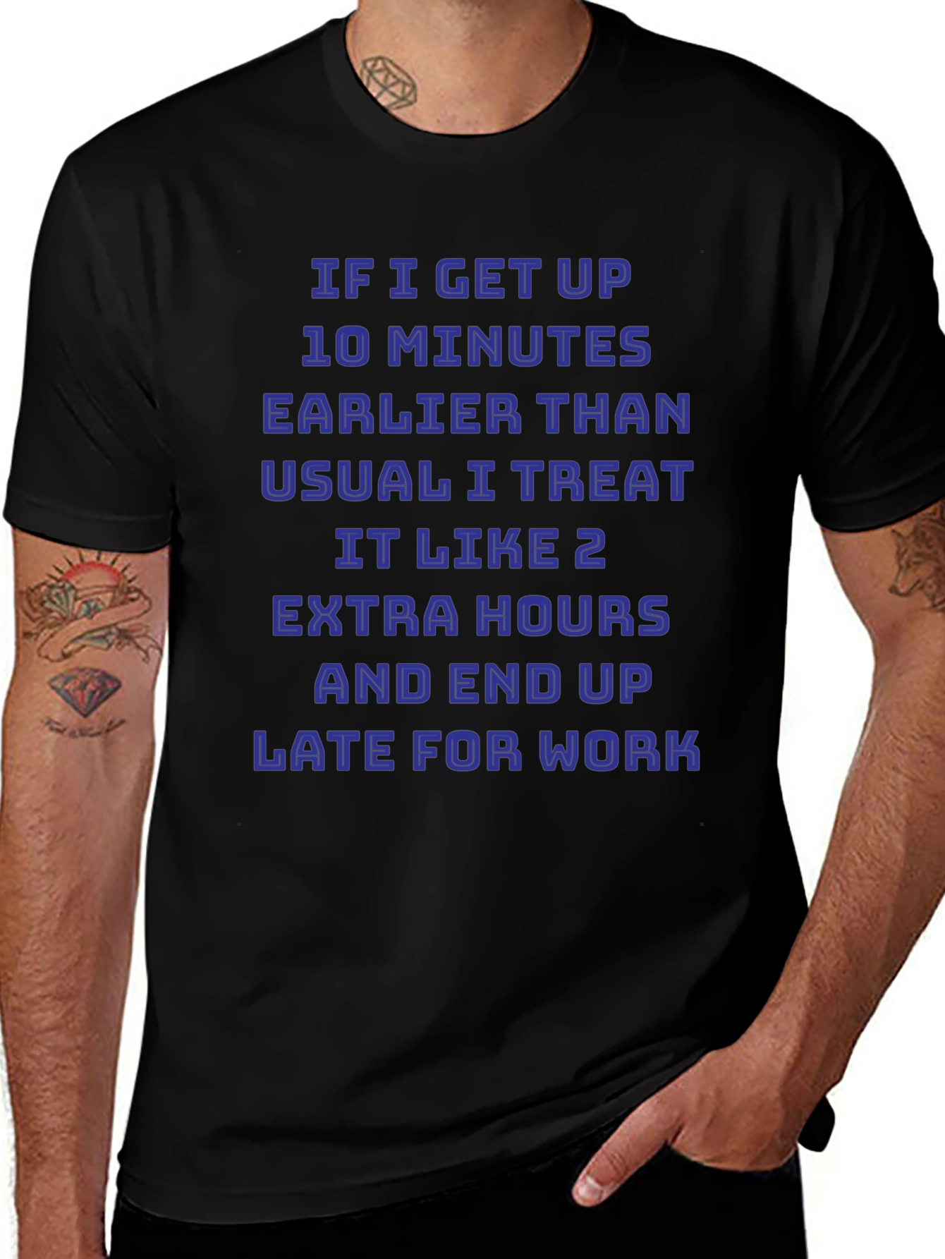 Funny Sleepy T-Shirt - Early to Late