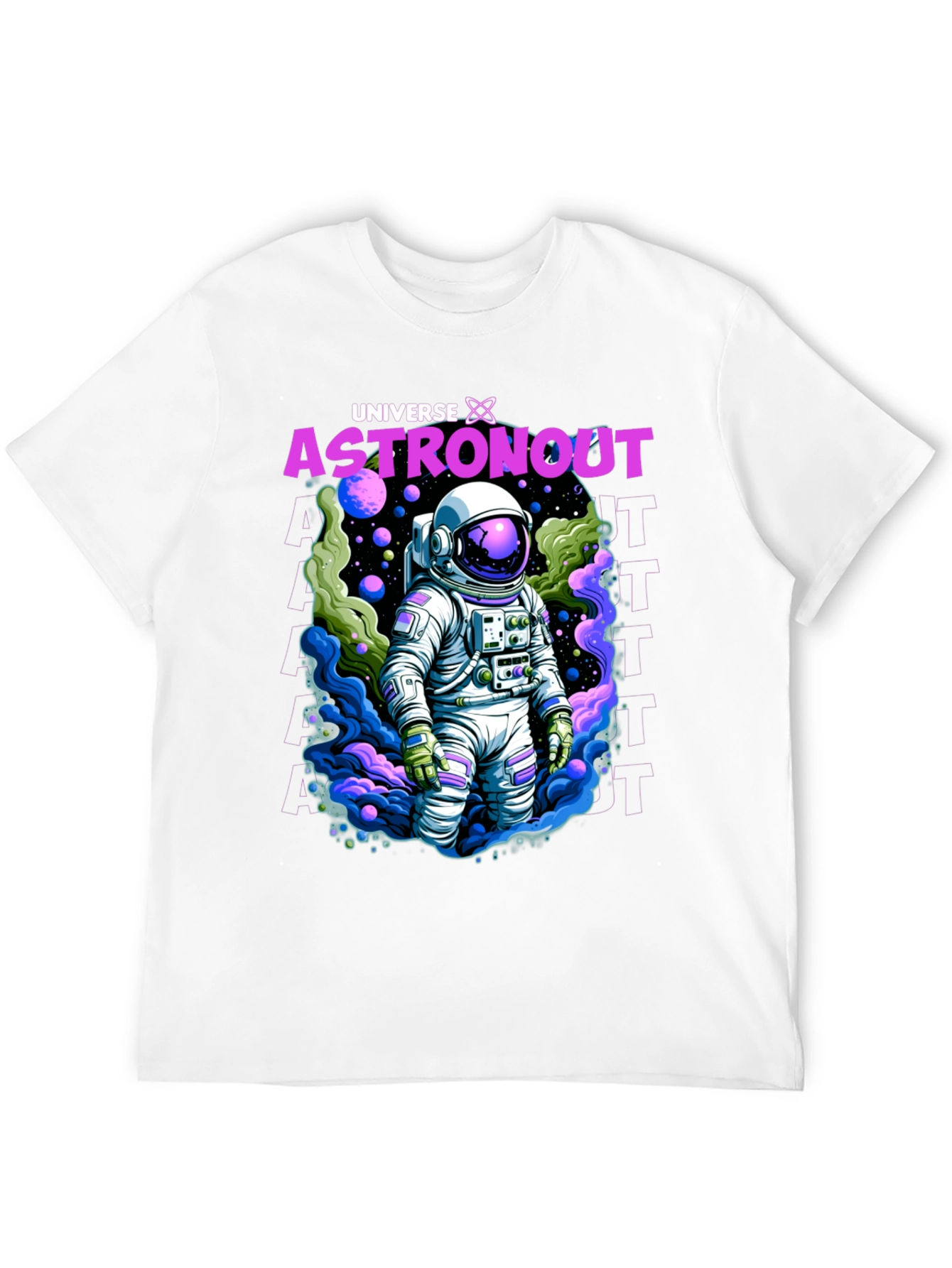 Universe Astronaut Graphic T-Shirt
