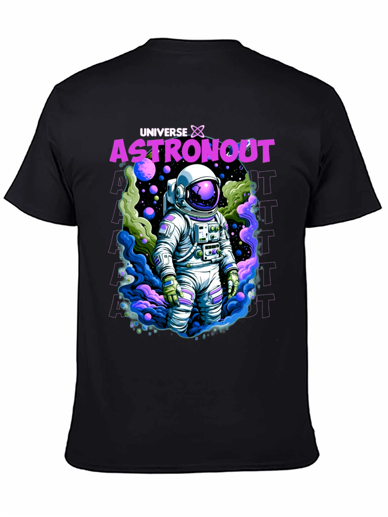 Universe Astronaut Graphic T-Shirt