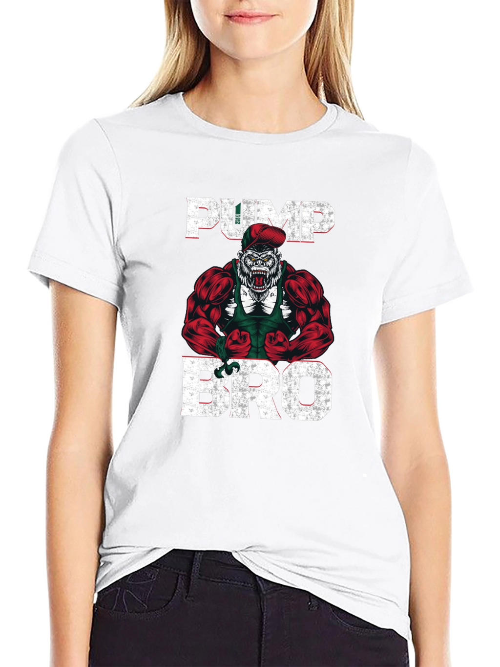 Pump Bro Gorilla Graphic T-Shirt