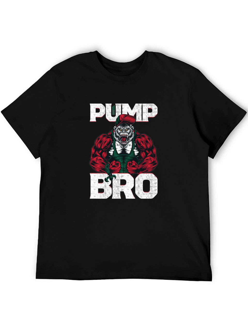 Pump Bro Gorilla Graphic T-Shirt