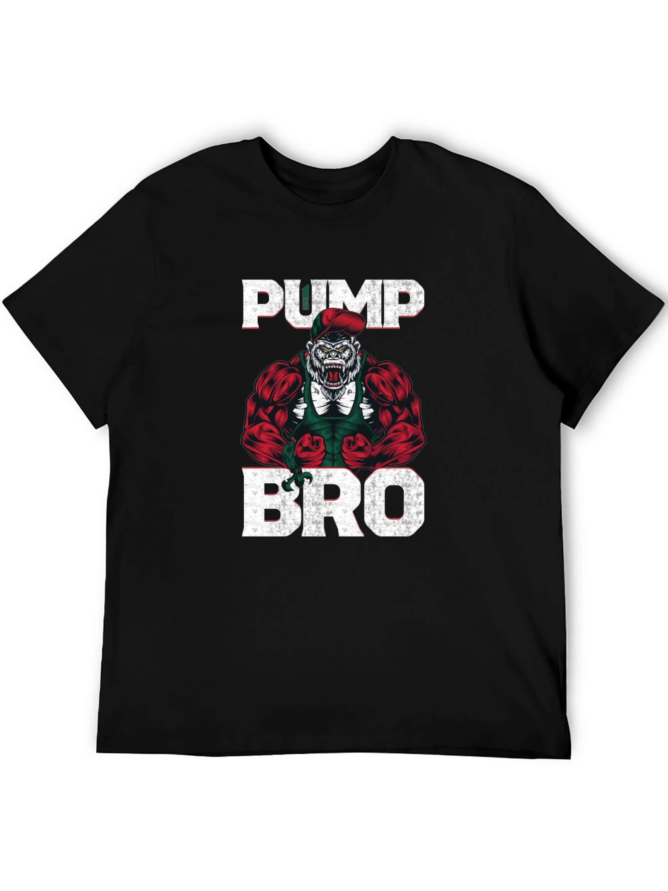 Pump Bro Gorilla Graphic T-Shirt