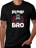Pump Bro Gorilla Graphic T-Shirt