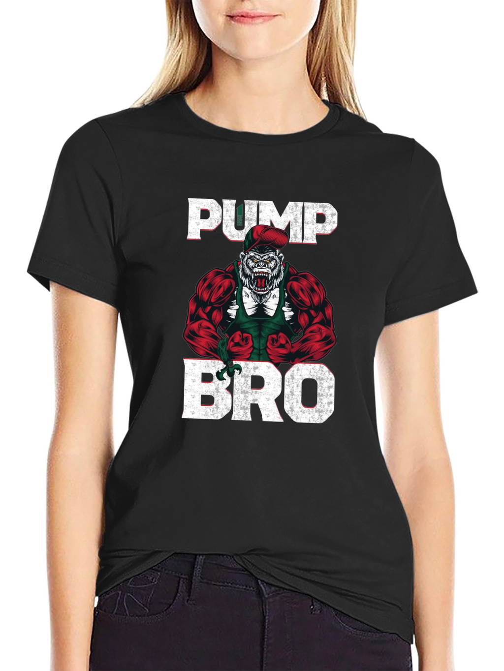 Pump Bro Gorilla Graphic T-Shirt