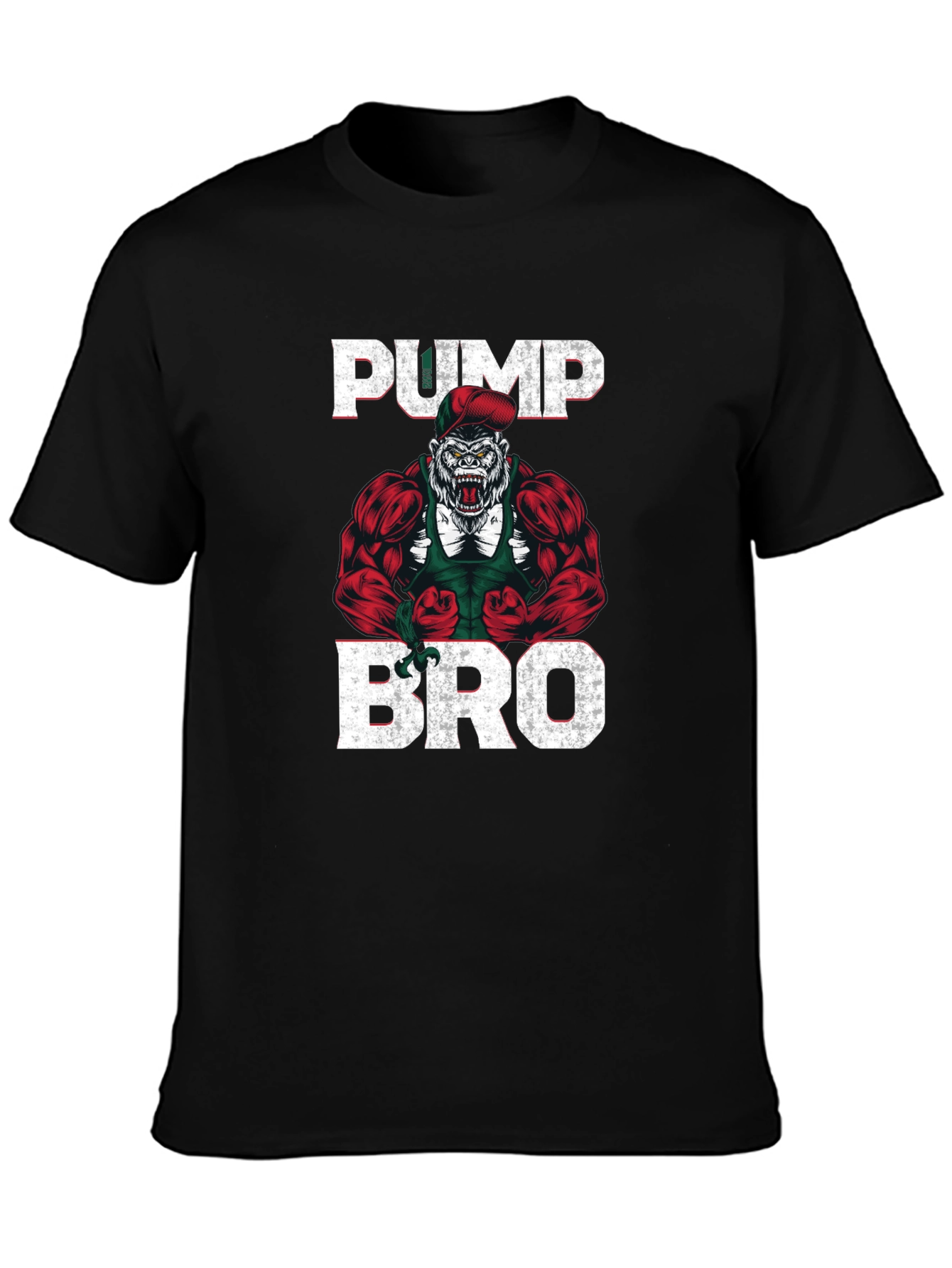 Pump Bro Gorilla Graphic T-Shirt