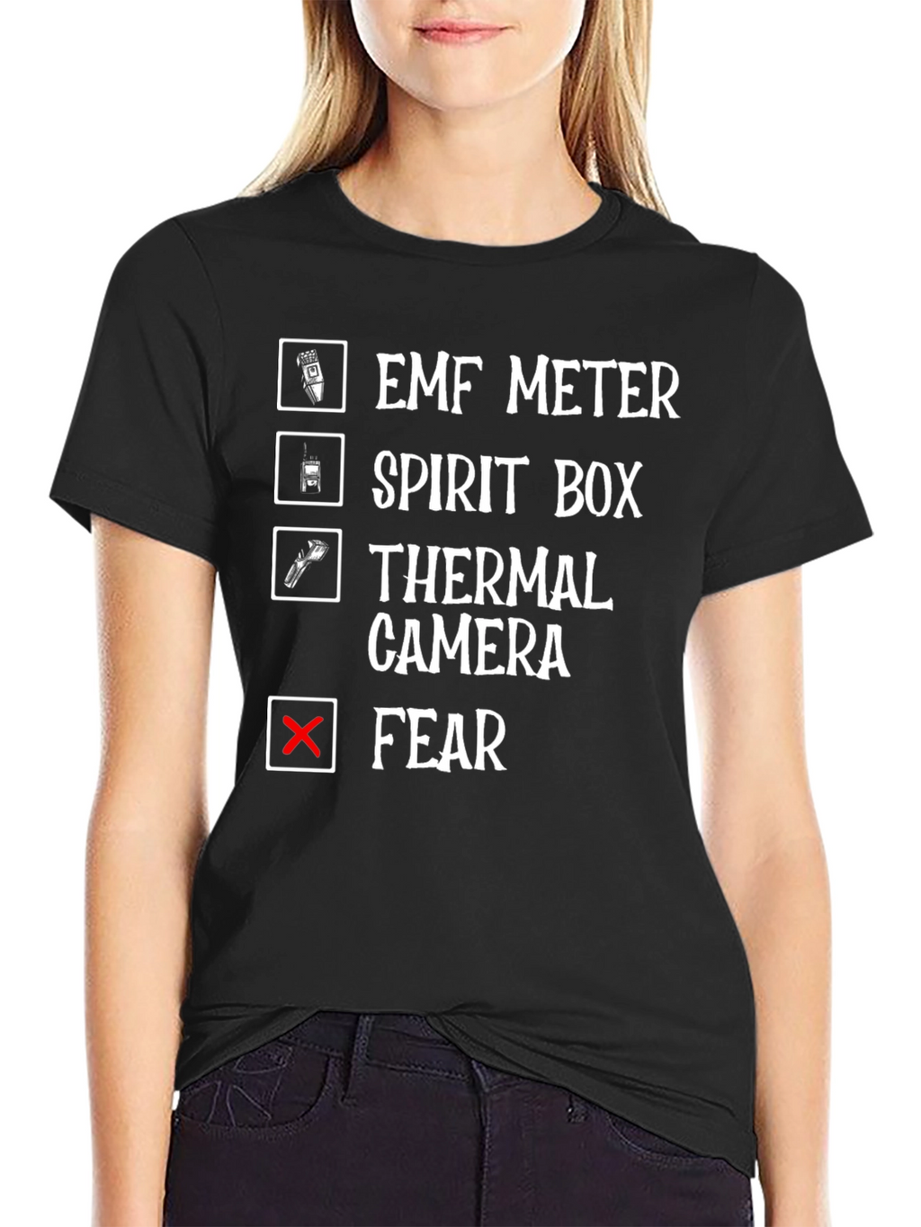 Ghost Hunting Checklist T-Shirt