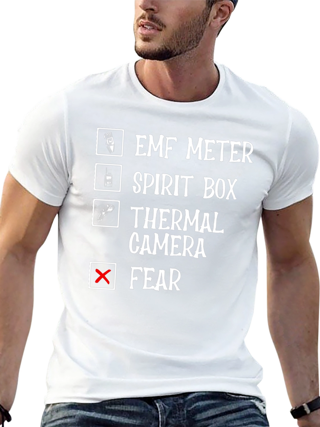 Ghost Hunting Checklist T-Shirt