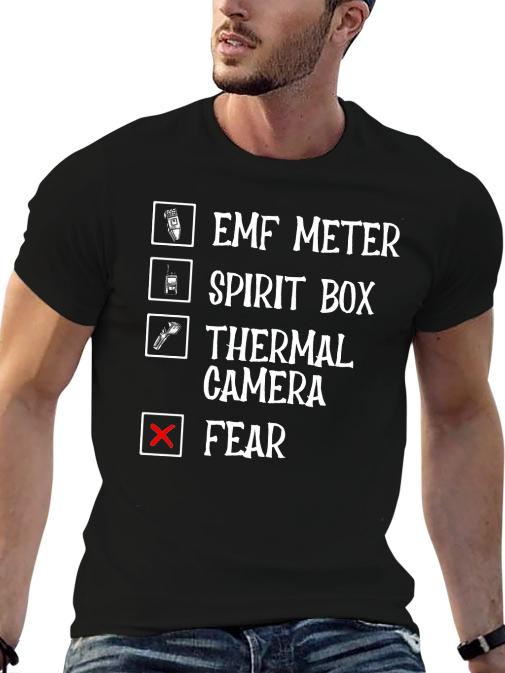 Ghost Hunting Checklist T-Shirt
