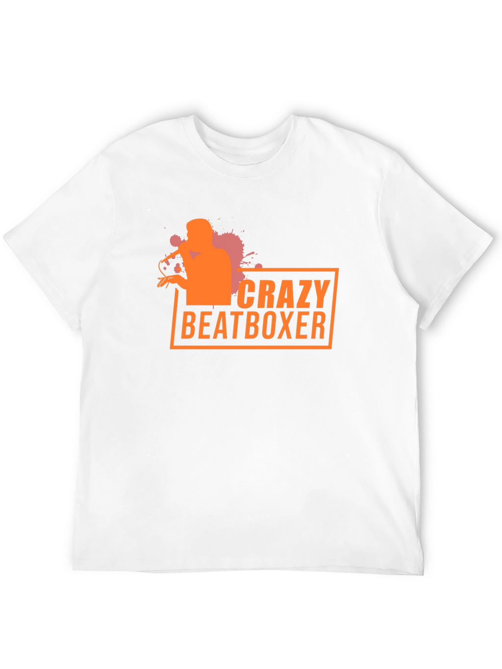 Crazy Beatboxer Graphic Tee - Black