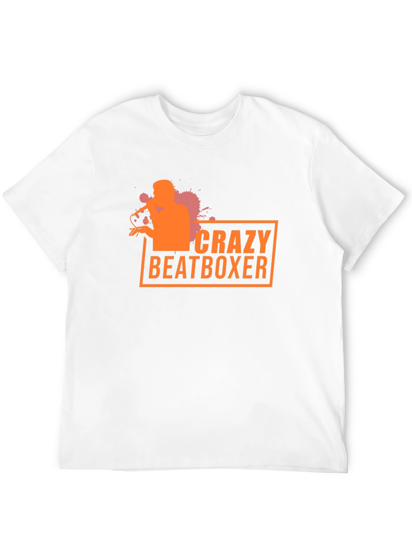Crazy Beatboxer Graphic Tee - Black