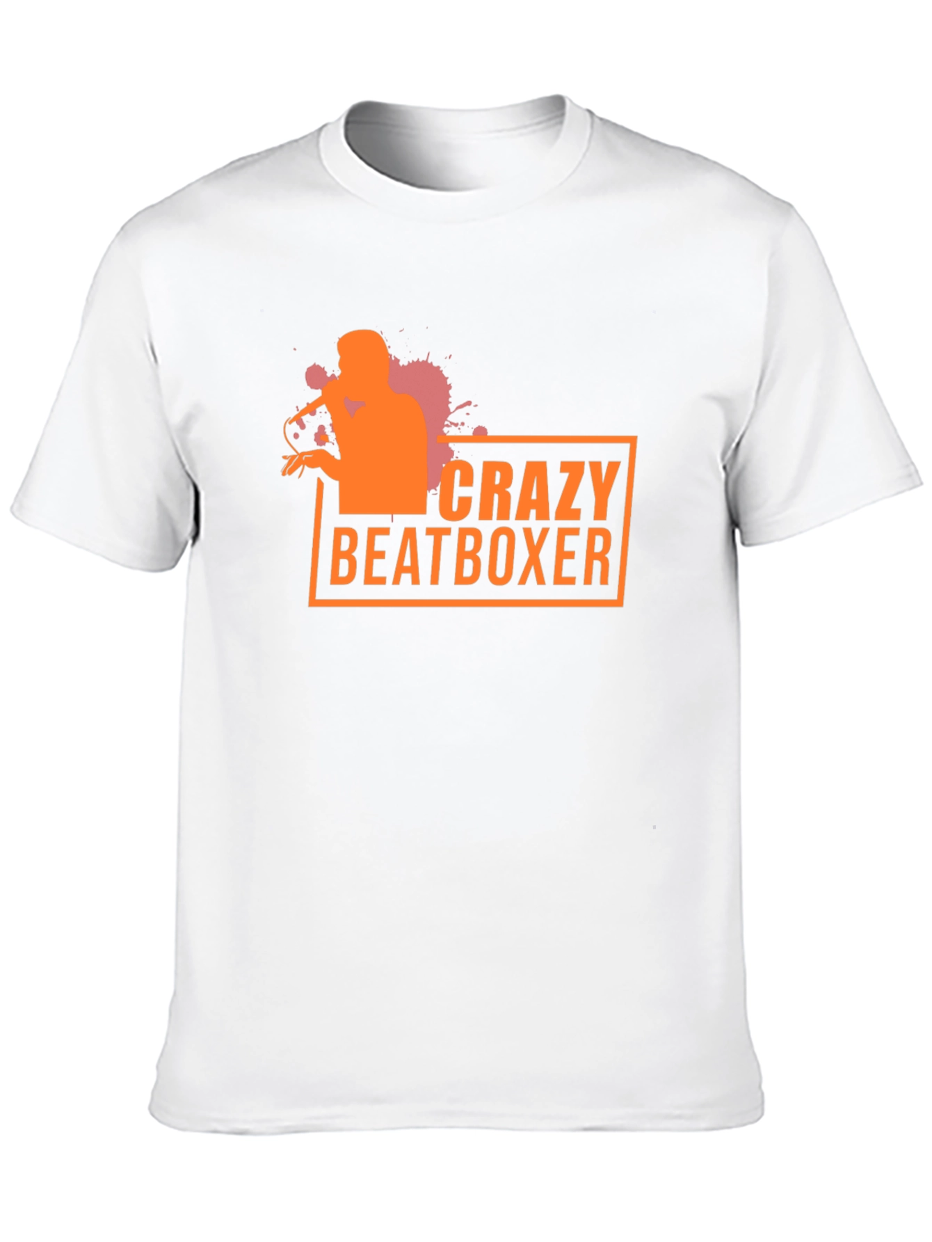 Crazy Beatboxer Graphic Tee - Black