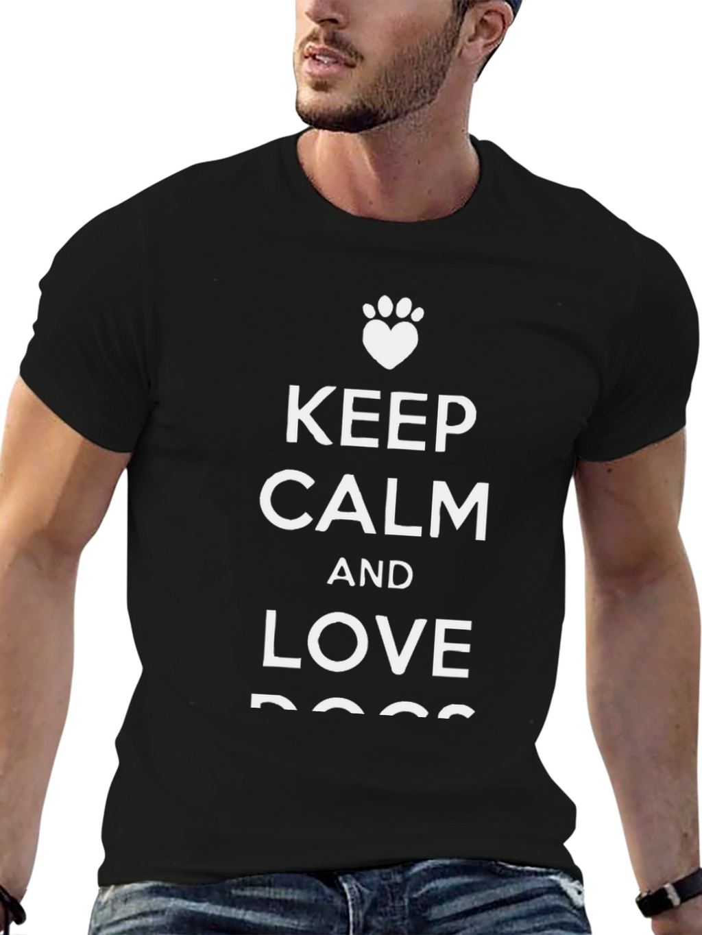 Keep Calm Love Dogs T-Shirt