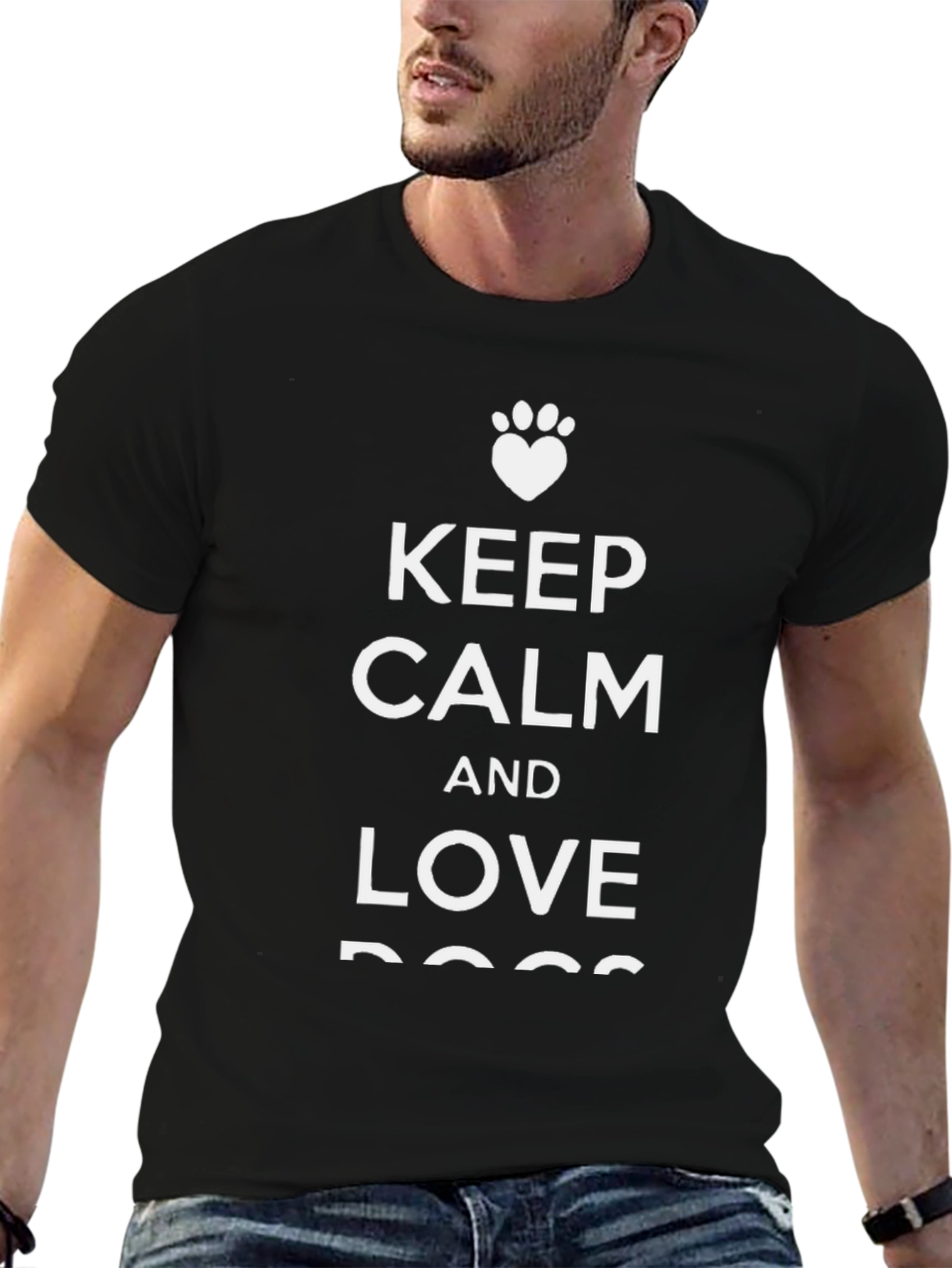 Keep Calm Love Dogs T-Shirt