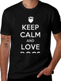 Keep Calm Love Dogs T-Shirt